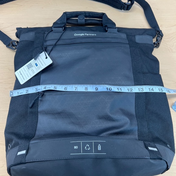 NWT 17L Technical Tote Backpack | RIKR Weatherproof 100% Carbon Neutral Bag main image 9